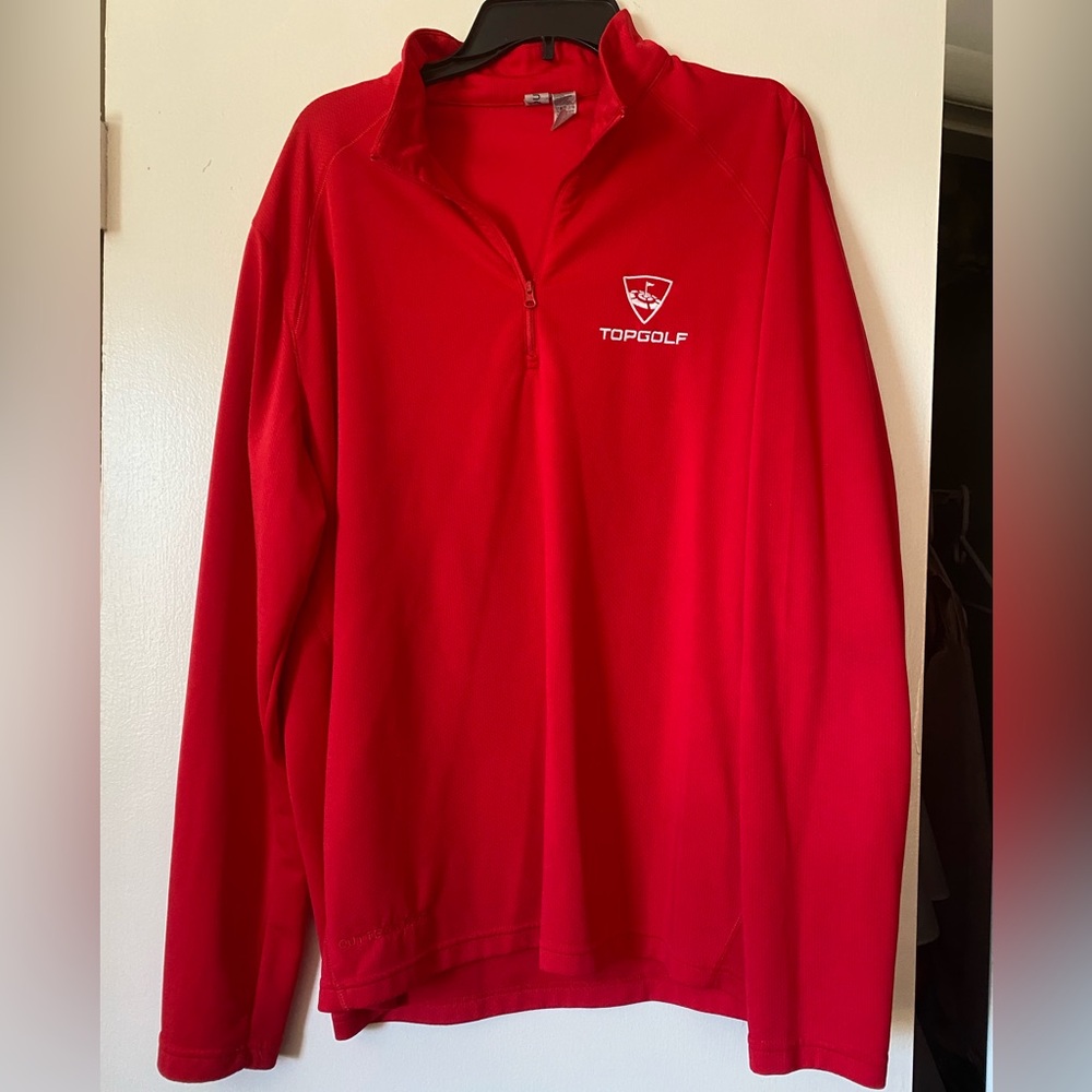Cutter & Buck, TopGolf men’s XXL, 3/4 zip pullover